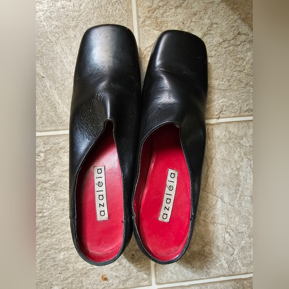 Azaleia Leather Mules Shoes